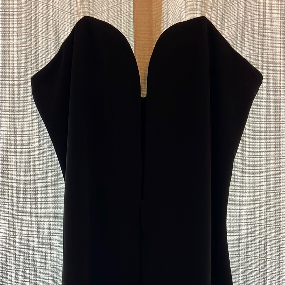 Black Strapless Jumpsuit